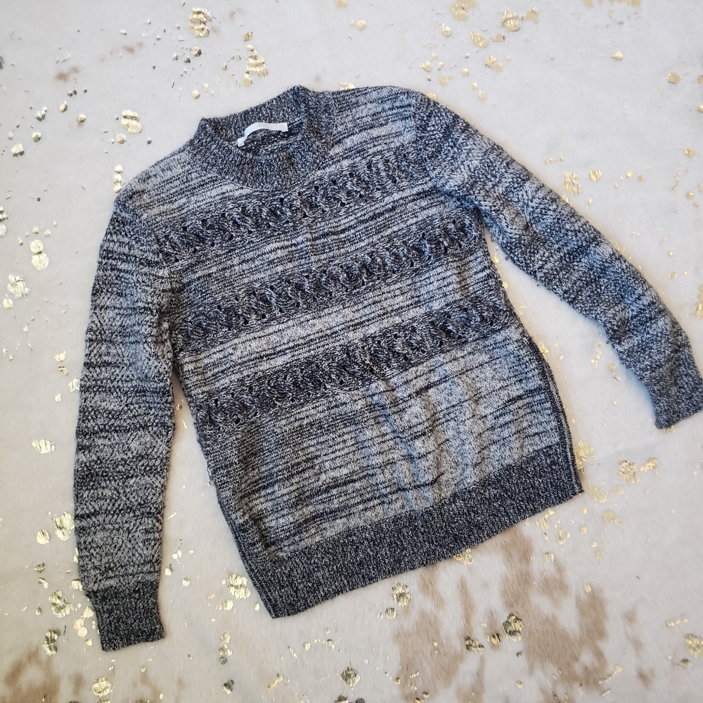 Thakoon S Braided Cable Knit Sweater
Charcoal Gray